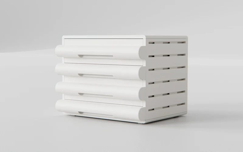 Multi-drawer cabinet, SKU 5911-White