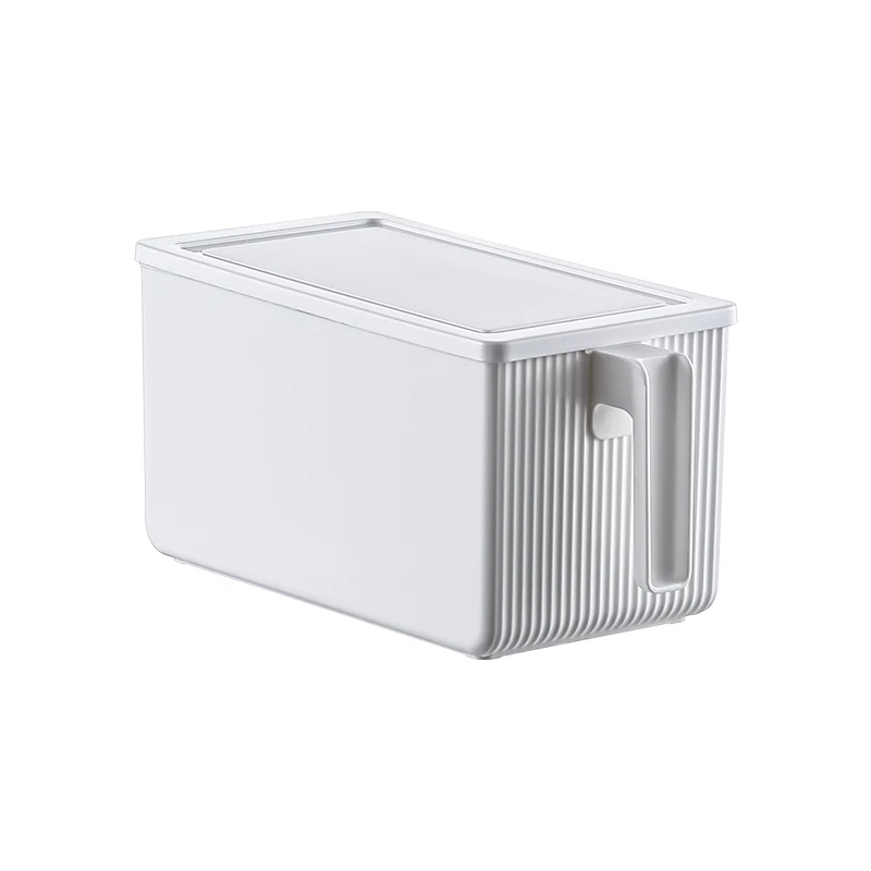 Handled sealed storage container, large, SKU 5364-White