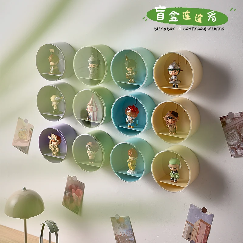 Round wall display storage, 4-color set, SKU 1085-Four-Color-Set