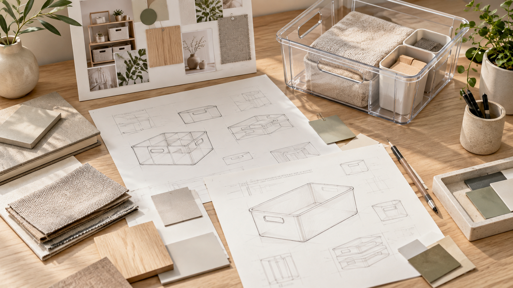Illustrative home organization product concept